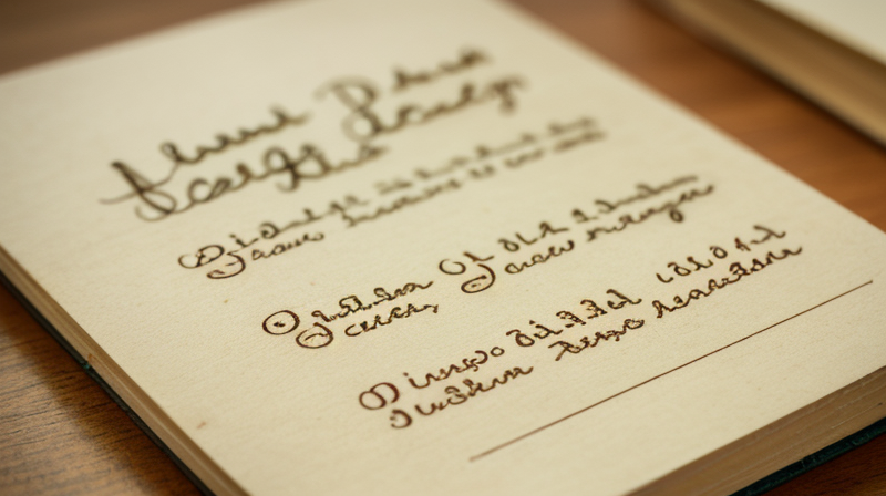 close up of baby name book pages