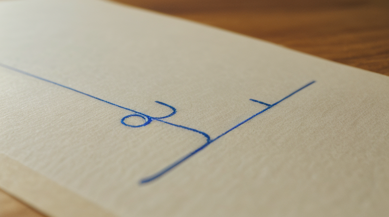 Detalle de escritura