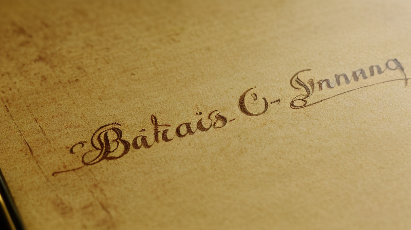 Detalle de nombres escritos